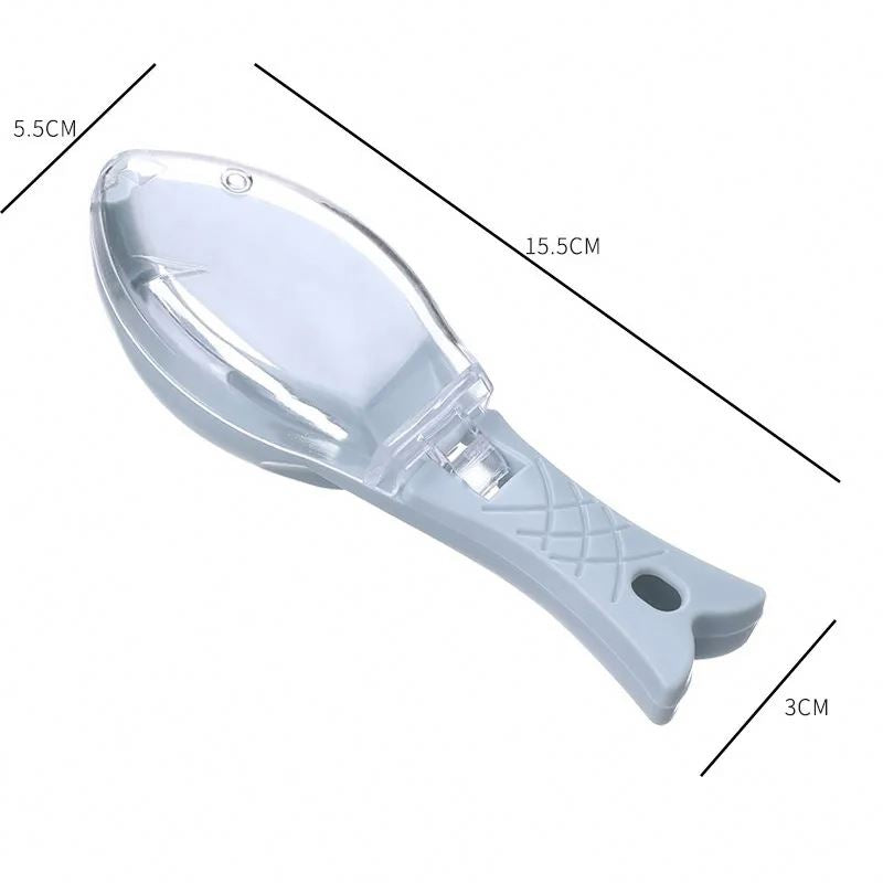 Écailleuse de Poisson Pro avec Réservoir Anti-Éclaboussures