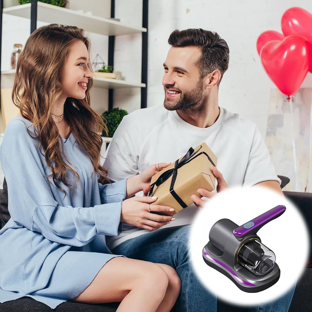 Aspirateur à Main Rechargeable UV 🌟 – Puissant, Sans Fil & Anti-Acariens | Élimine Poussière, Saleté, Poils & Allergènes pour un Sommeil Sain