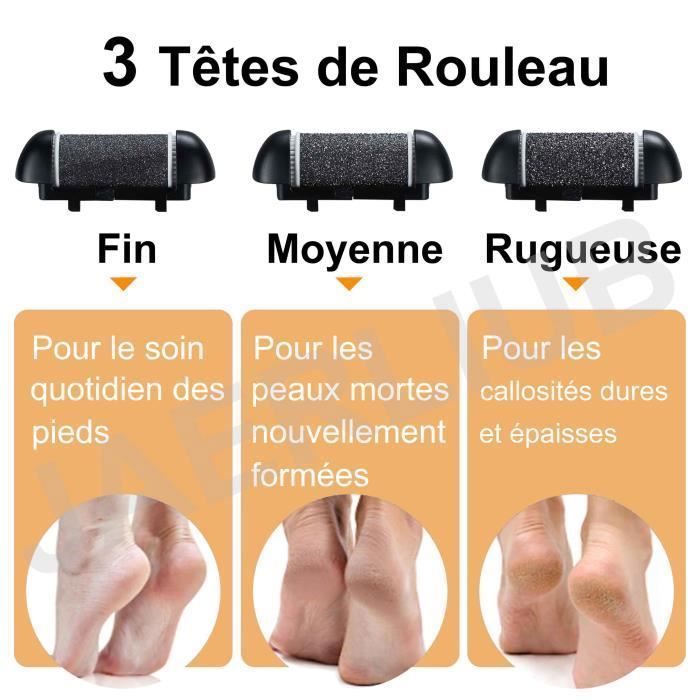 PediLux Pro™ – Kit de Pédicure Électrique 8 en 1 Anti-Callosités Rechargeable & Étanche IPX7