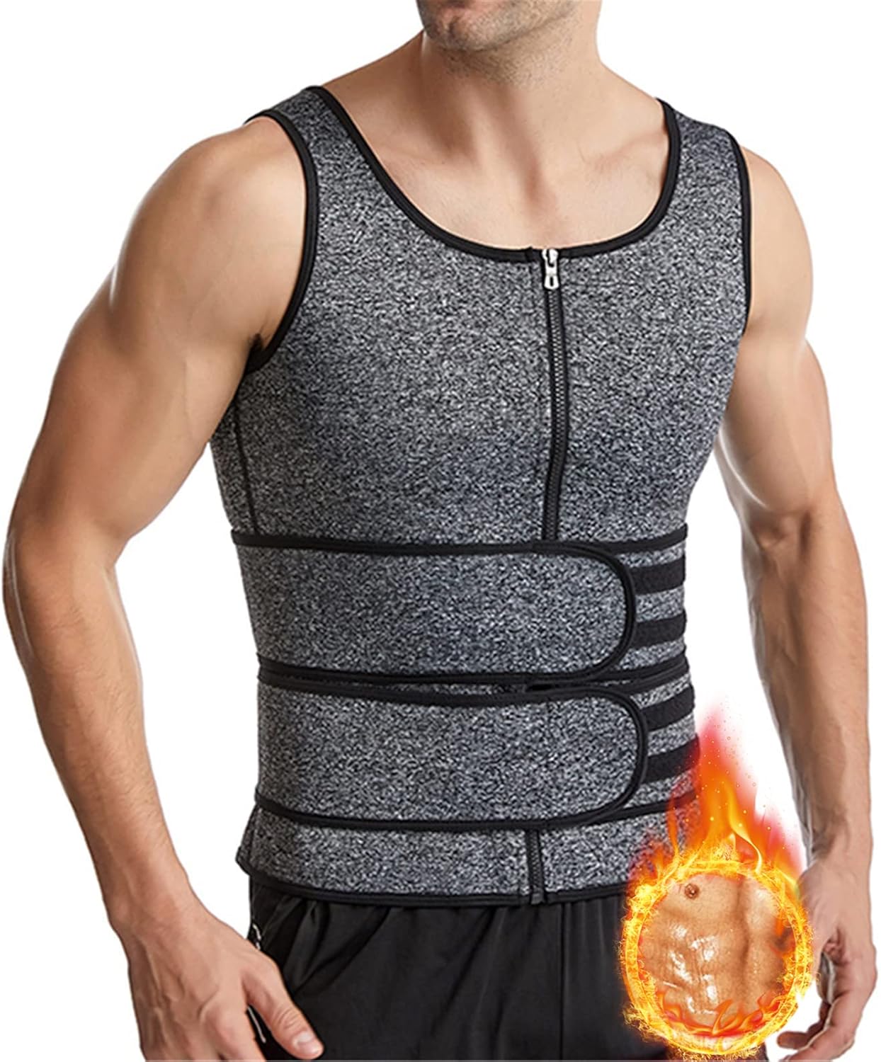 Gilet de compression gainant 2-en-1 : Redresse ta posture et fais disparaître ton ventre en un instant