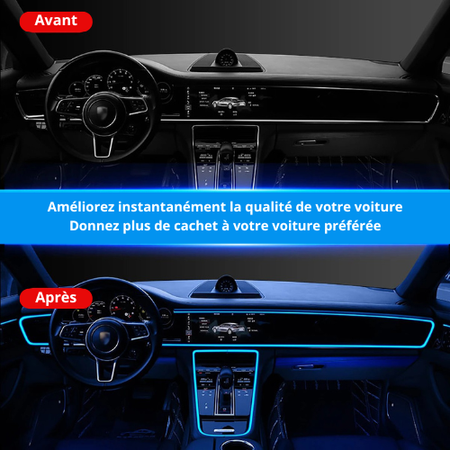 Éclairage d’ambiance décoratif pour voiture