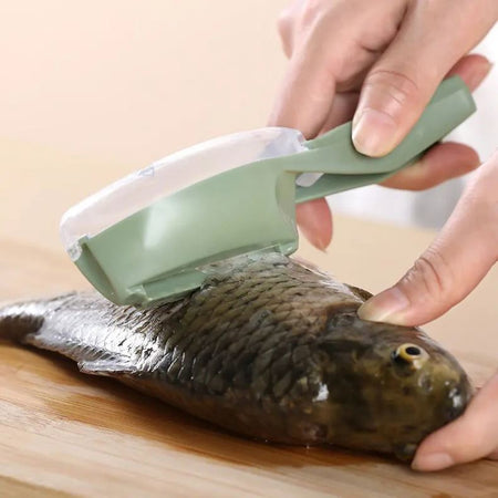 Écailleuse de Poisson Pro avec Réservoir Anti-Éclaboussures